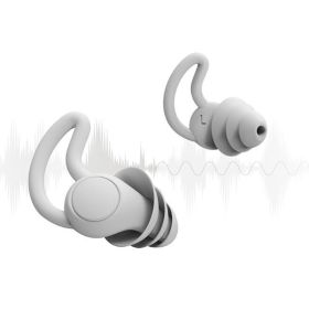 Anti-noise Sleep Earplugs (Option: Grey)