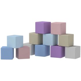 12 Piece Soft Play Blocks Soft Foam Toy Building And Stacking Blocks - Multicolours (Option: Multi Colour)